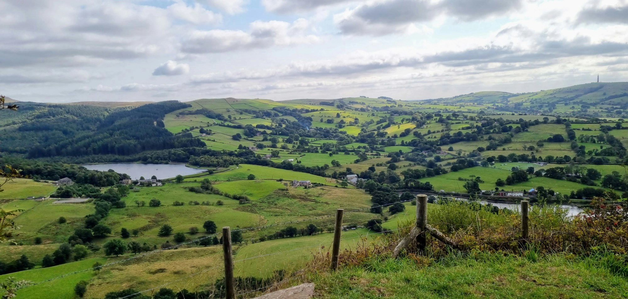 Hills in the English countryside. Hills in the English countryside.